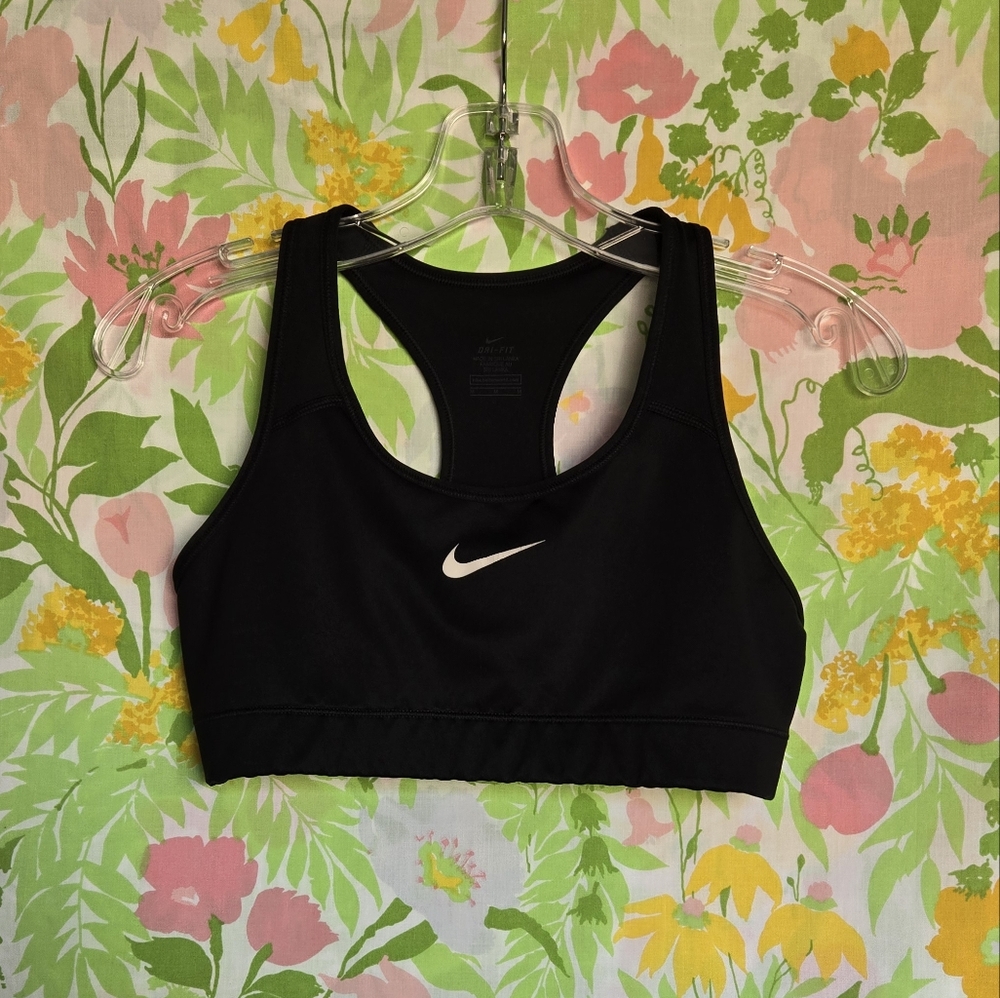 Nike Black Dri-Fit Racerback Sports Bra